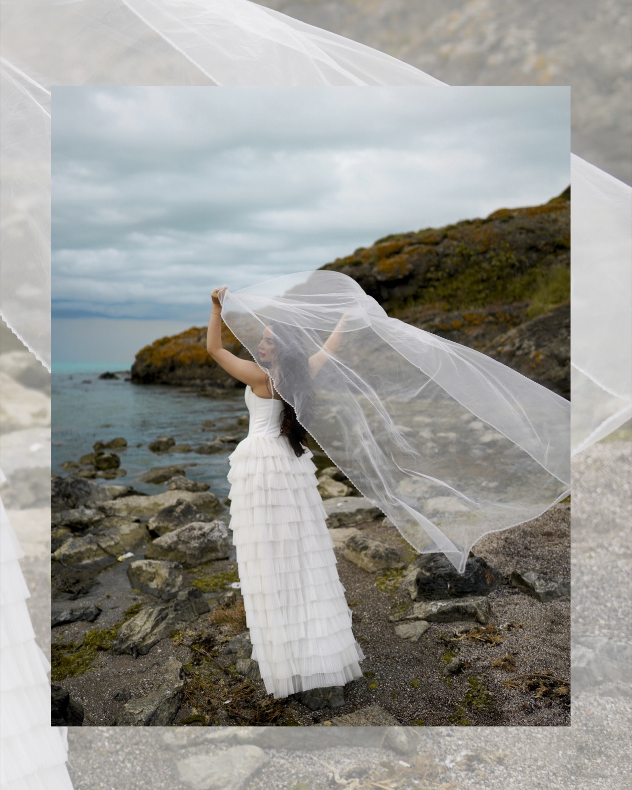 HG Weddings — Veil in the wind